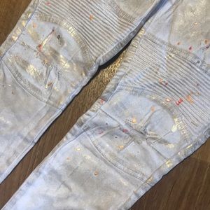 Boutique Pants NEW style skinny distressed paint 7